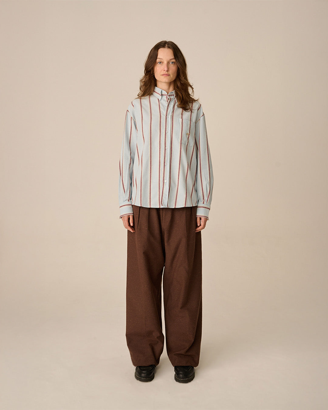 Light Blue Striped Shirt