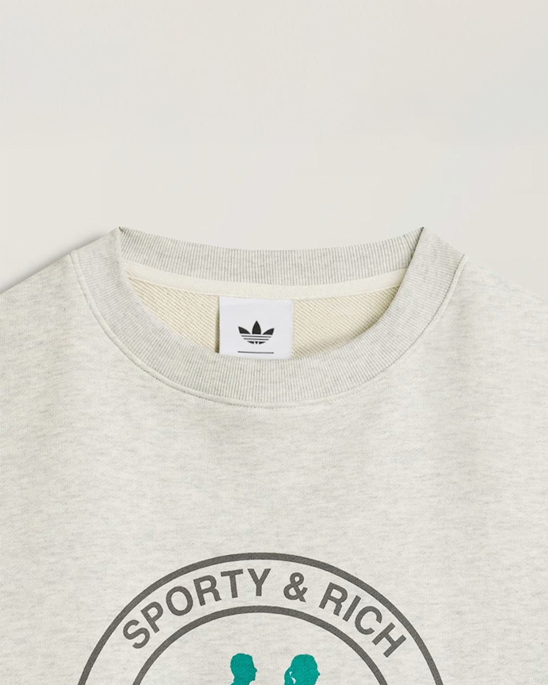 Light Grey Heather Crewneck X SPORTY & RICH