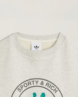 Light Grey Heather Crewneck X SPORTY & RICH