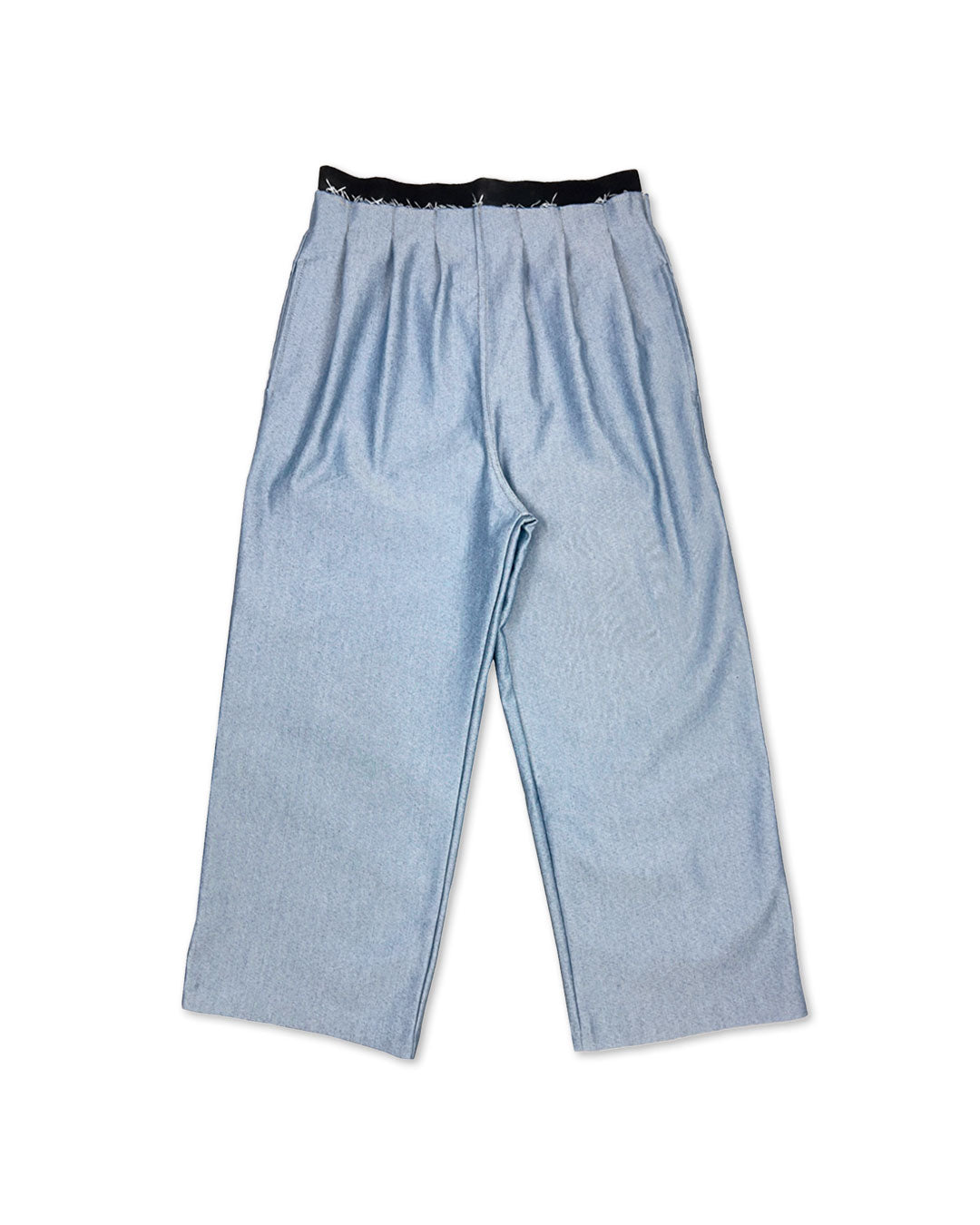 Ligth Blue Wide Denim Pants