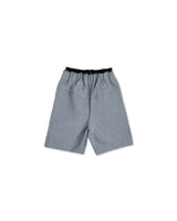 Ligth Blue Wide Denim Shorts