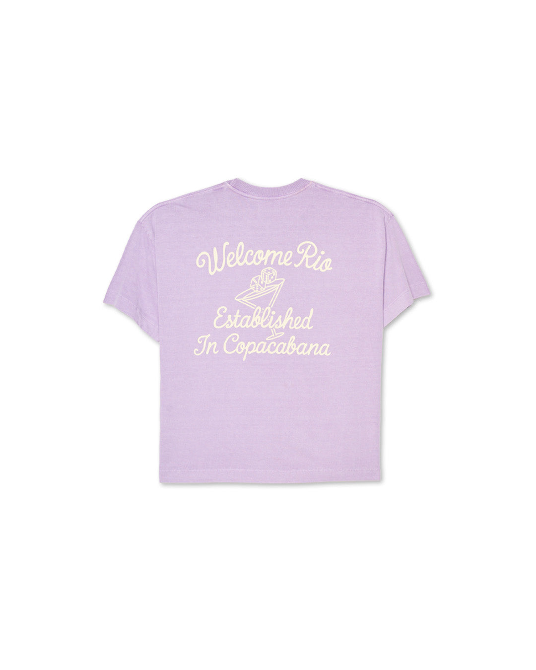 Lilac 'Fit Dices Boxy' Tee