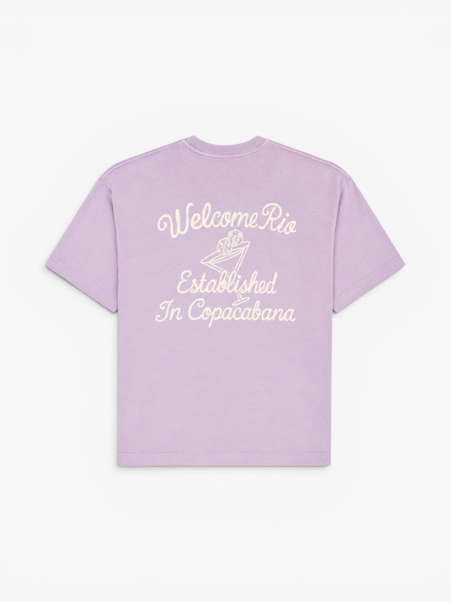 Lilac 'Fit Dices Boxy' Tee