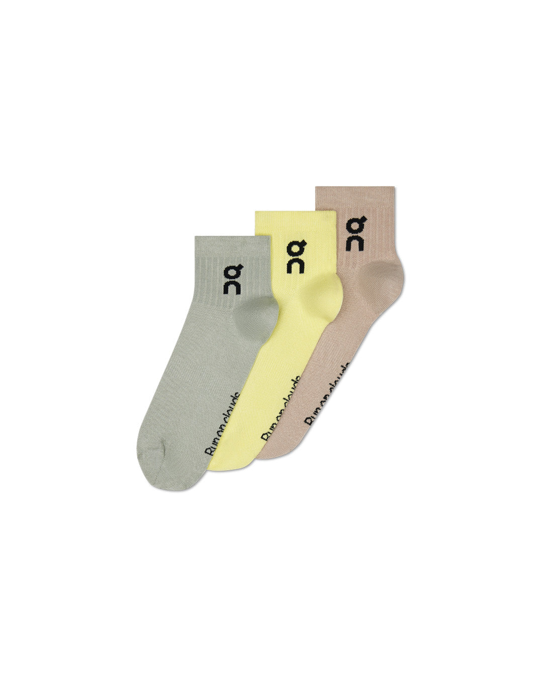 Logo Sock Mid 3 Pack - Lemonade/Tin