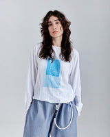 Off-White 'Mark' Plisse Raglan Longsleeve