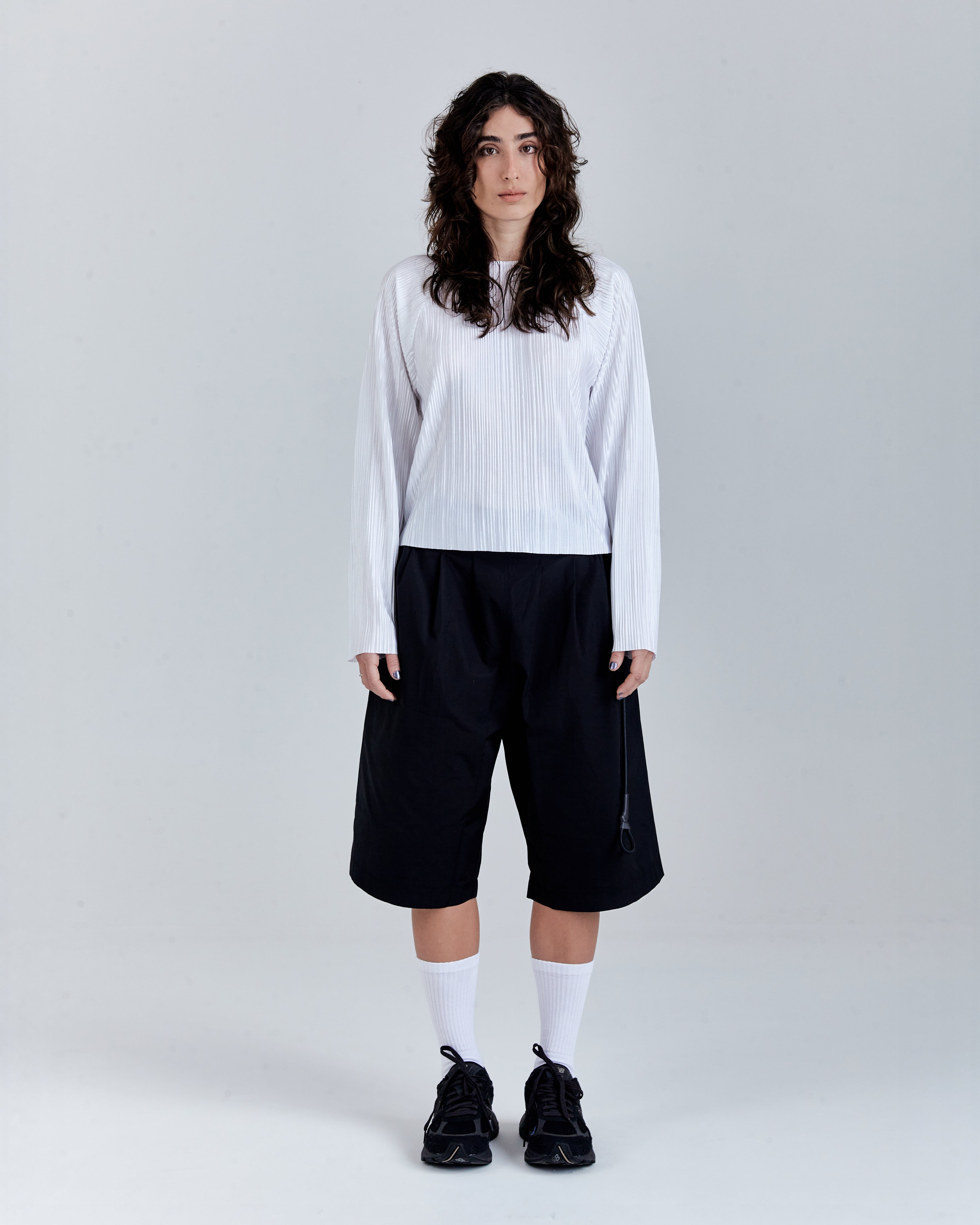 Off-White Plisse Raglan Longsleeve