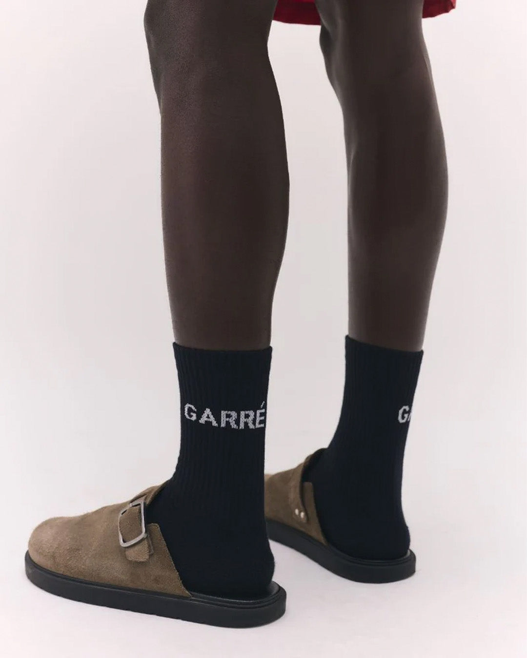 Black 'Logo' Socks
