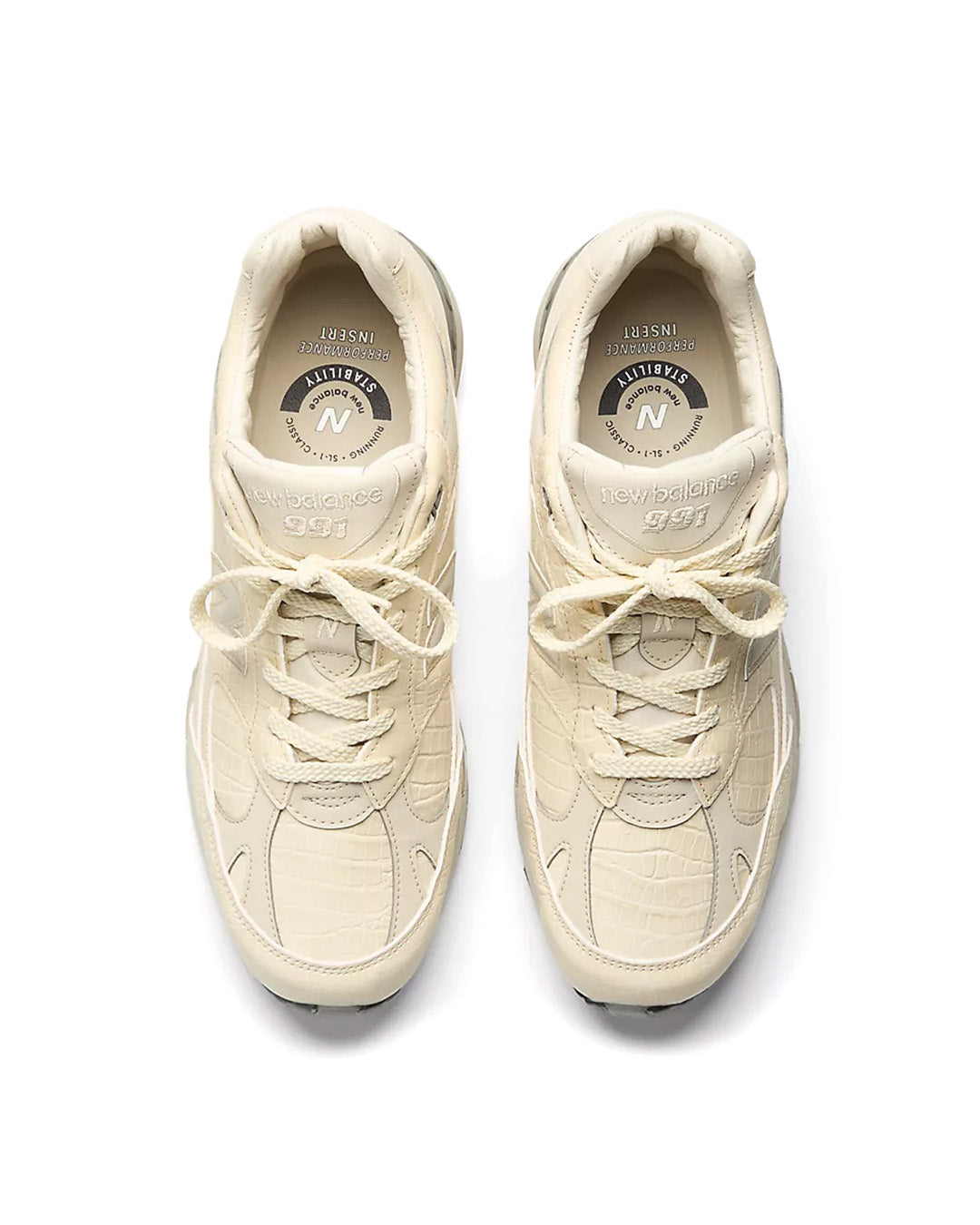 Made in UK 991v1 - Oyster Gray/Pistachio Shell/French Oak