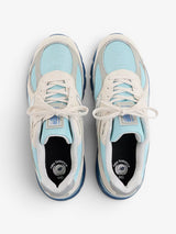 Made in USA 990v4 - Moonbeam/Cloud Blue/Magic Blue
