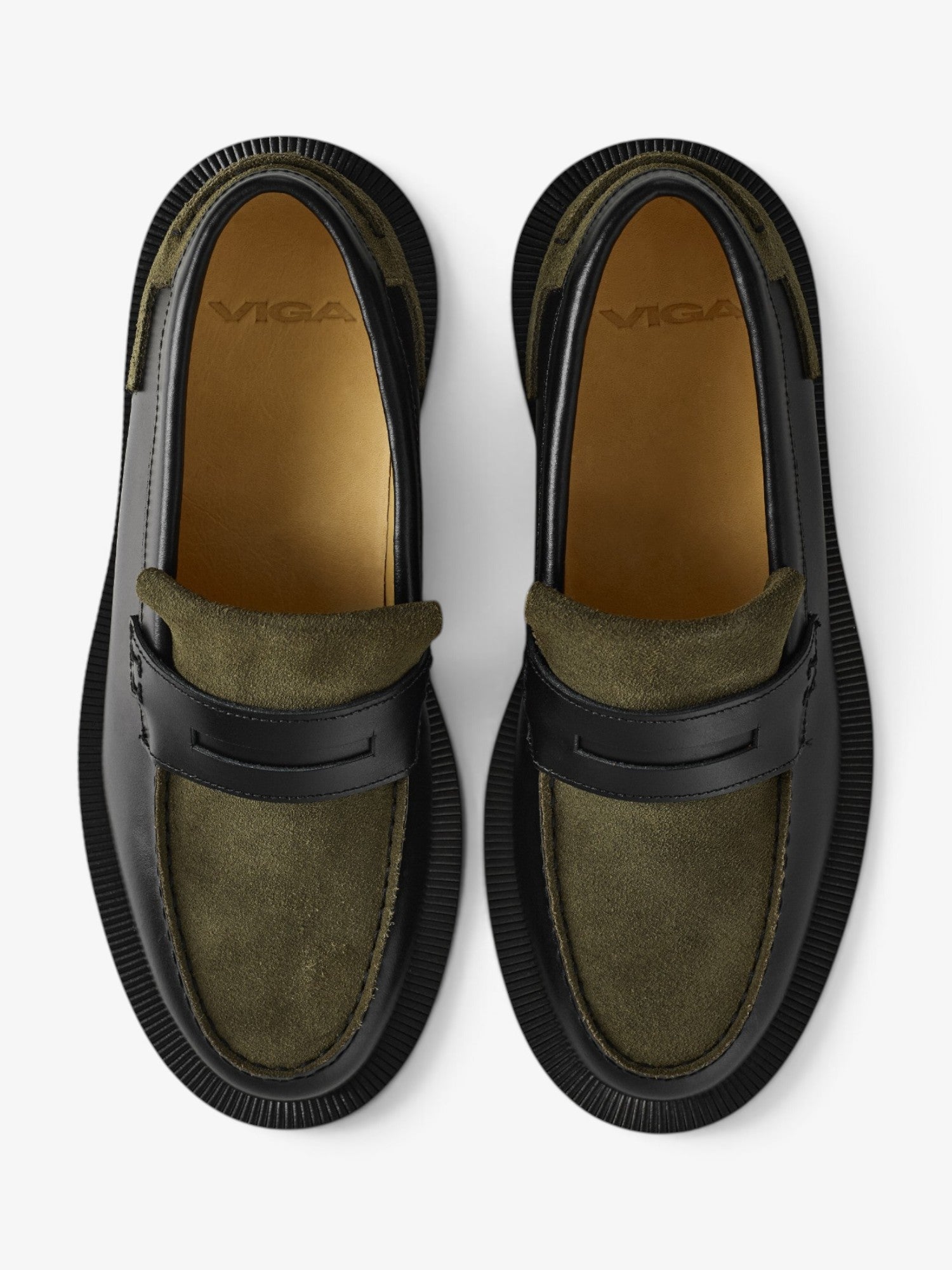 Moc Tractor - Olive/Black