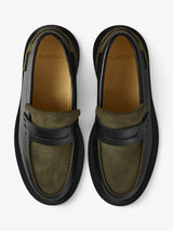 Moc Tractor - Olive/Black