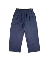 Navy Wide Denim Pants
