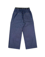 Navy Wide Denim Pants