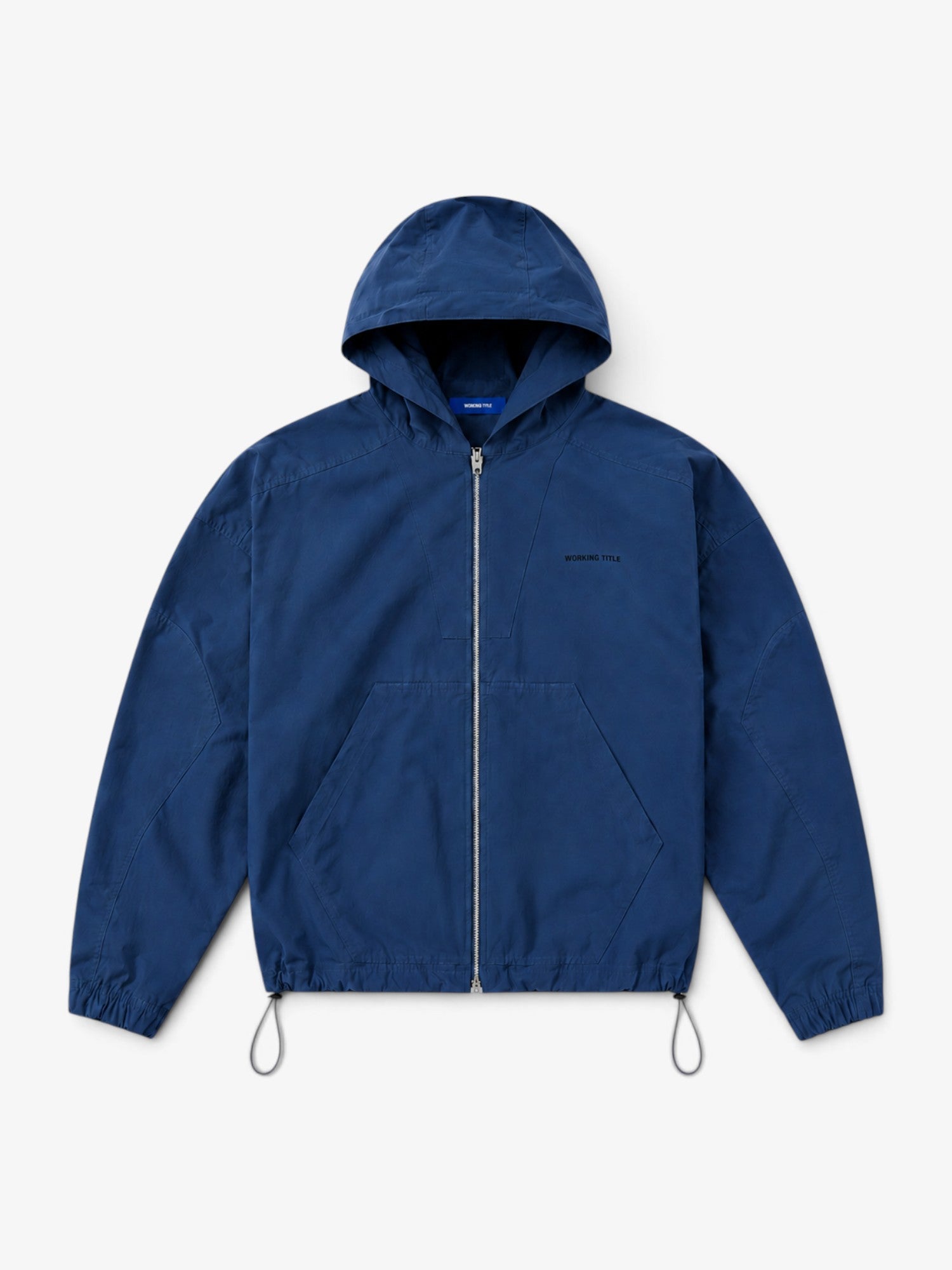 Navy Cropped Windbreaker