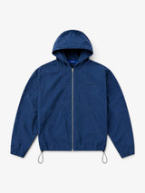 Navy Cropped Windbreaker
