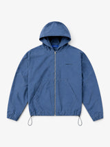 Navy Cropped Windbreaker