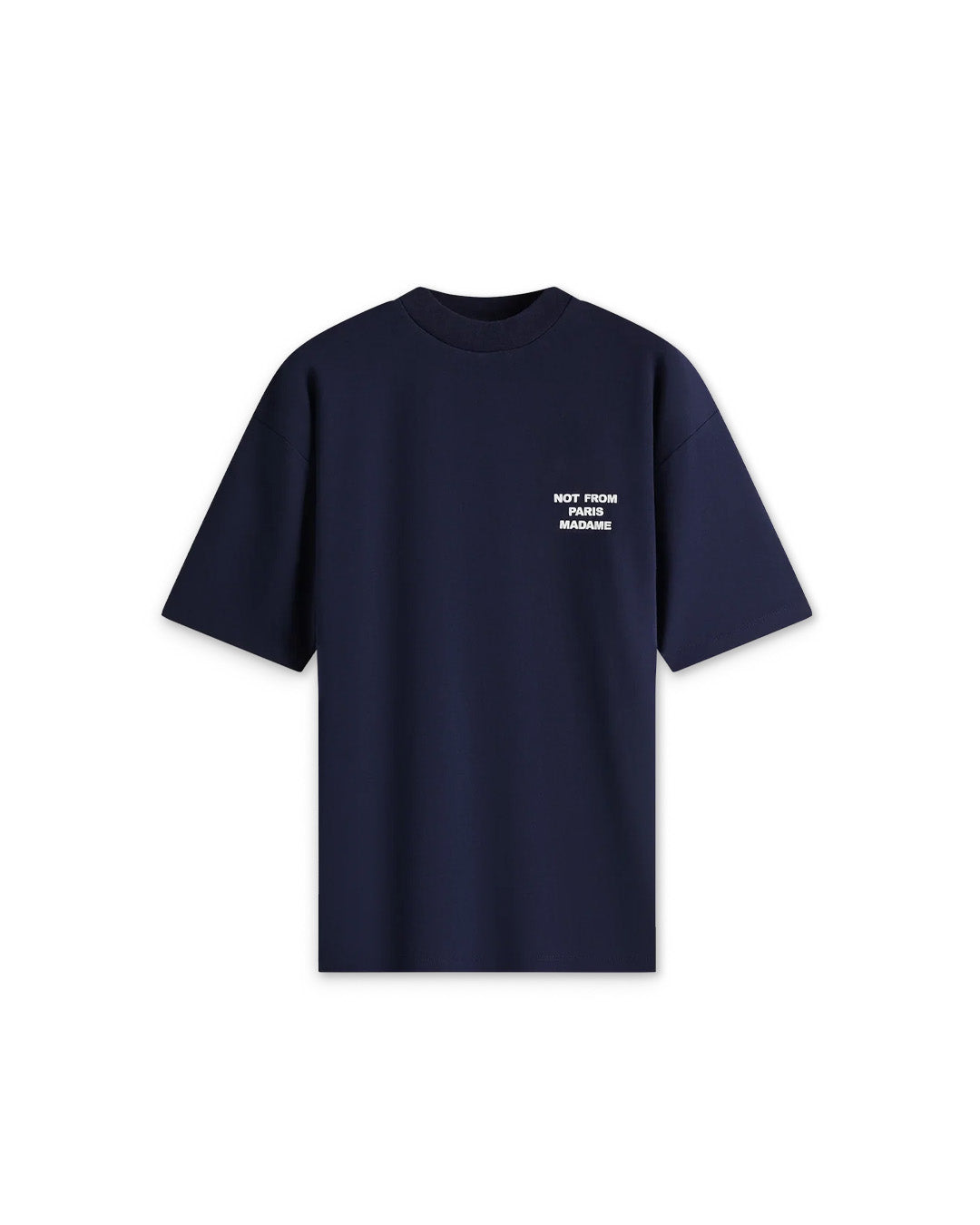 Navy Le T-Shirt Slogan