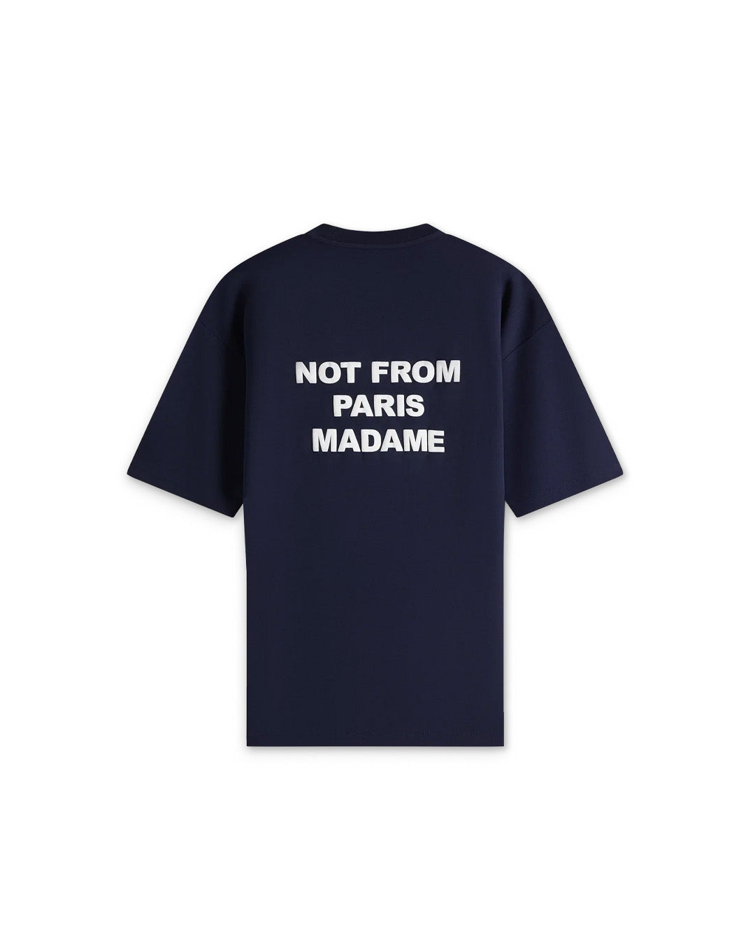 Navy Le T-Shirt Slogan
