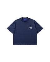 Navy 'Pardon My French' Oversized Boxy Tee