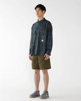 Navy 'Printed' Longsleeve Shirt