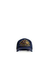 Navy Raw 'Farm House' Trucker Cap
