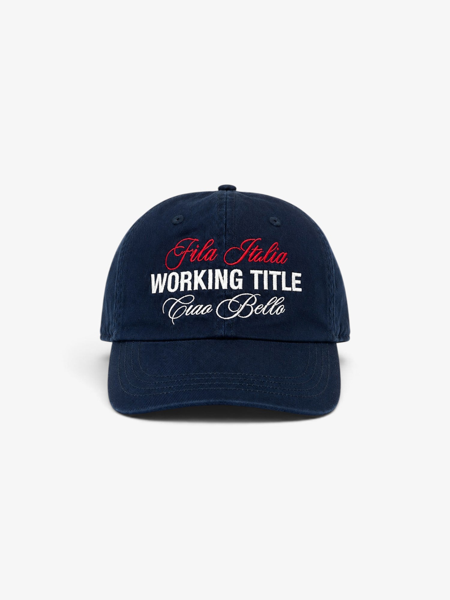 Navy 'Ciao Bello' Cap X FILA
