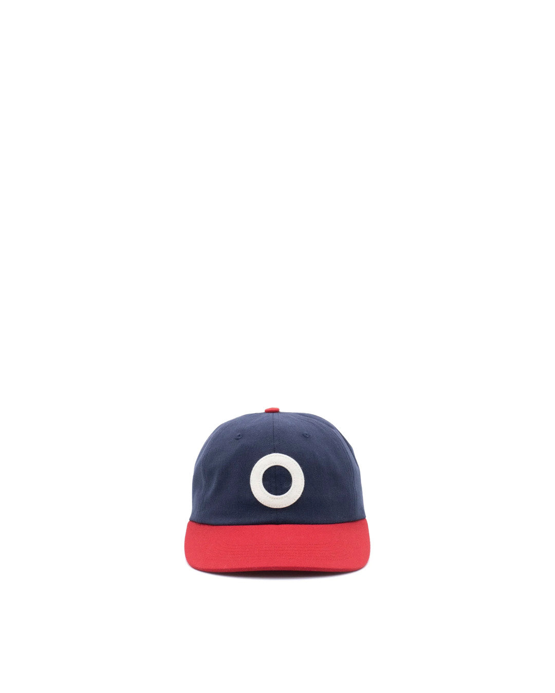 Navy/Goji Berry 'O' 6-Panel Cap