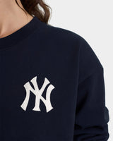 Navy 'Heritage Yankees Serif' Crewneck