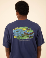 Navy Landscape Heavy Tee