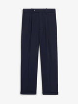 Navy 'Le Pantalon à Plis Cropped' Pants