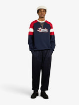 Navy 'Le Pantalon à Plis Cropped' Pants