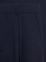 Navy 'Le Pantalon à Plis Cropped' Pants