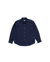 Navy 'Logo' Striped Shirt
