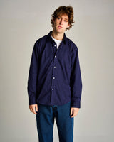 Navy 'Logo' Striped Shirt