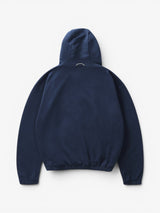 Navy 'Omega' Zip Hoodie
