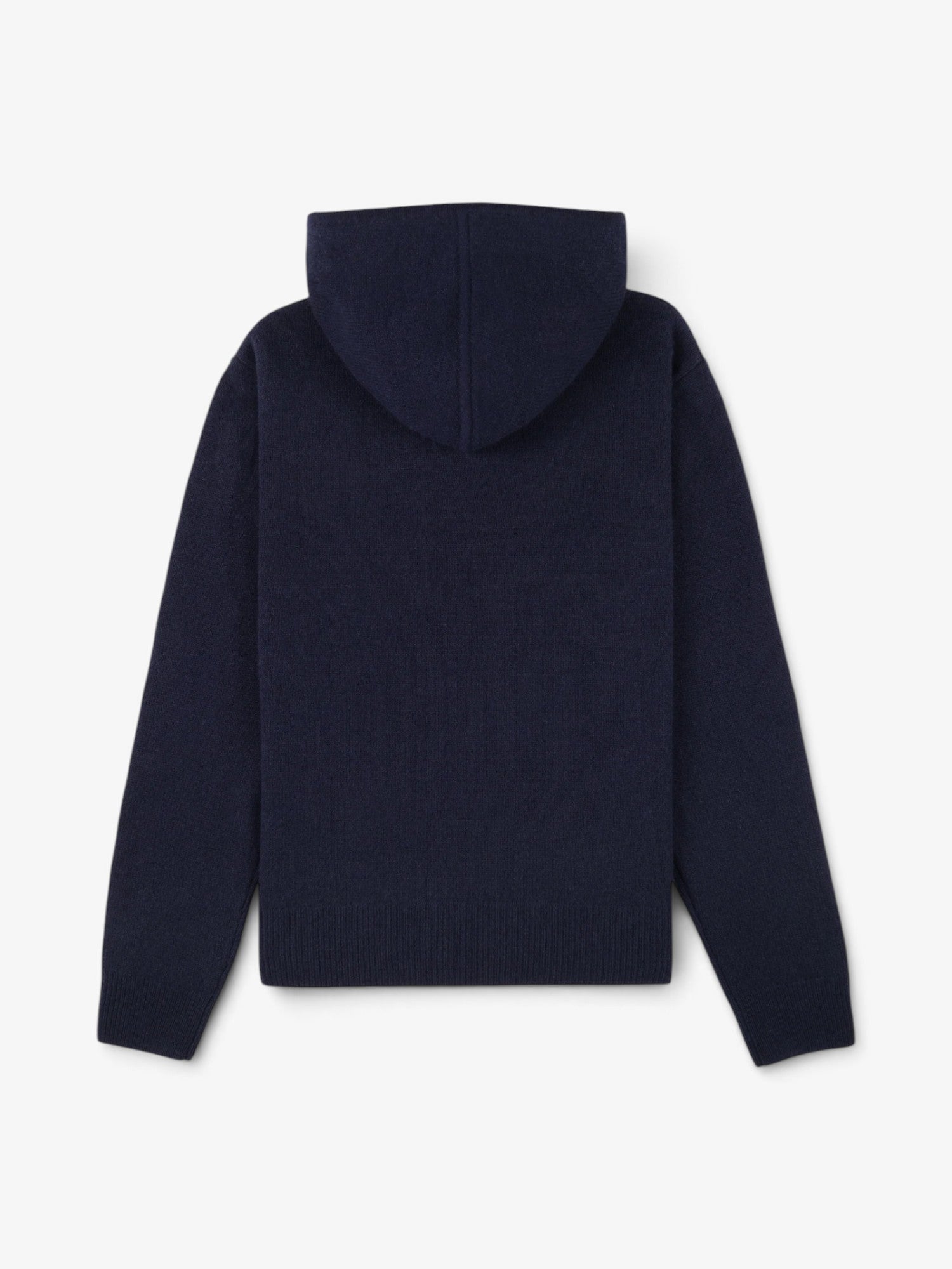 Navy 'SCR' Cashmere Hoodie