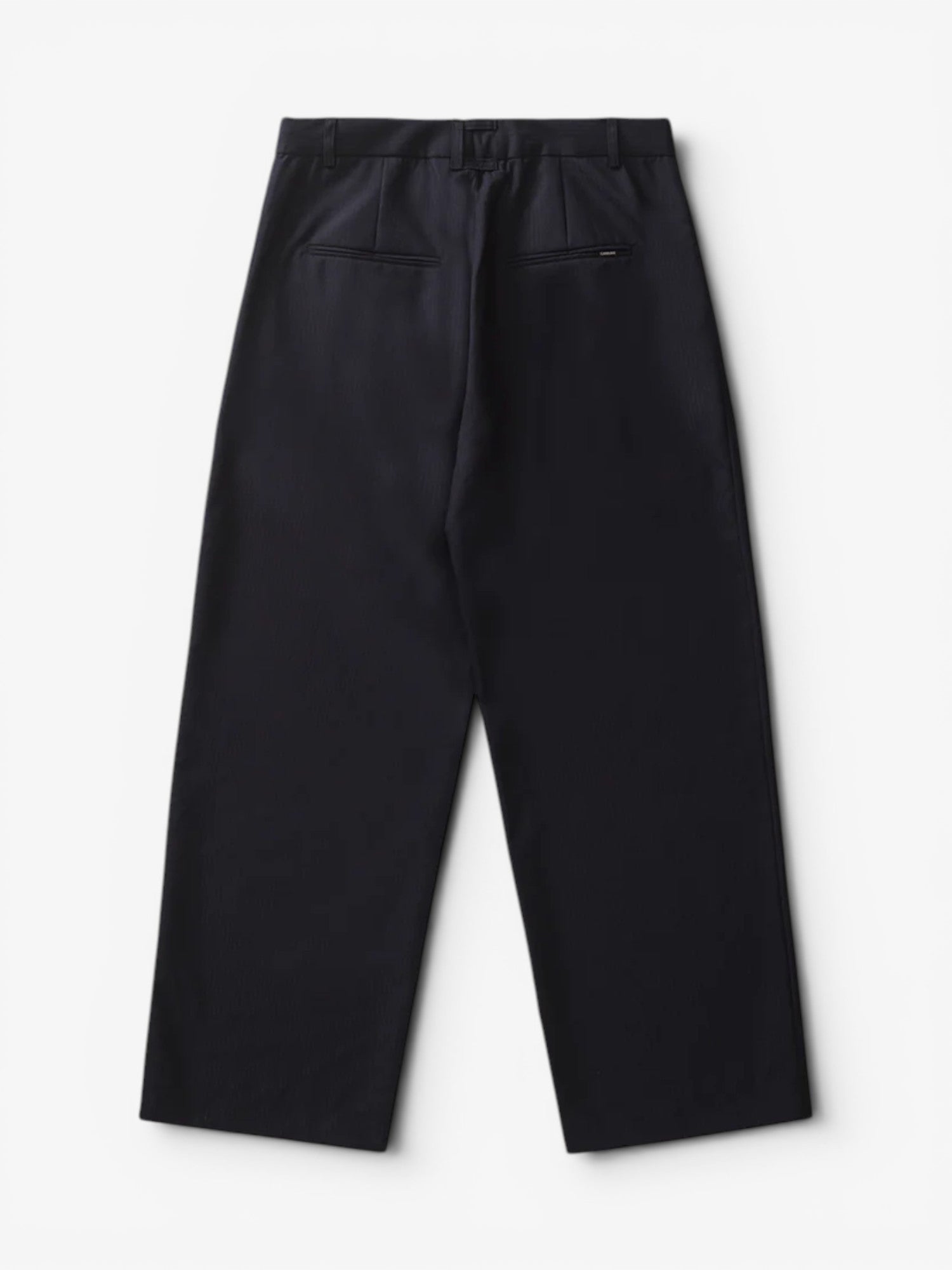 Navy Striped Tailored Pants