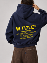Navy 'WTITLE­®' Hoodie