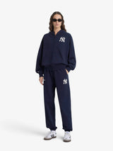 Navy 'Heritage Yankees Serif' Zip Hoodie