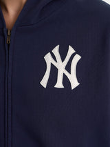Navy 'Heritage Yankees Serif' Zip Hoodie