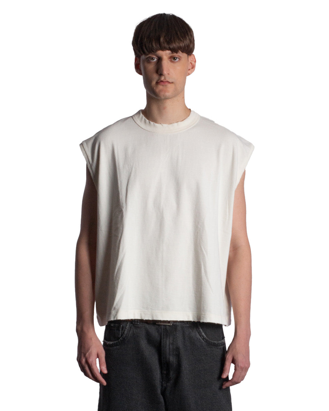 Off-White Boxy Tank Top