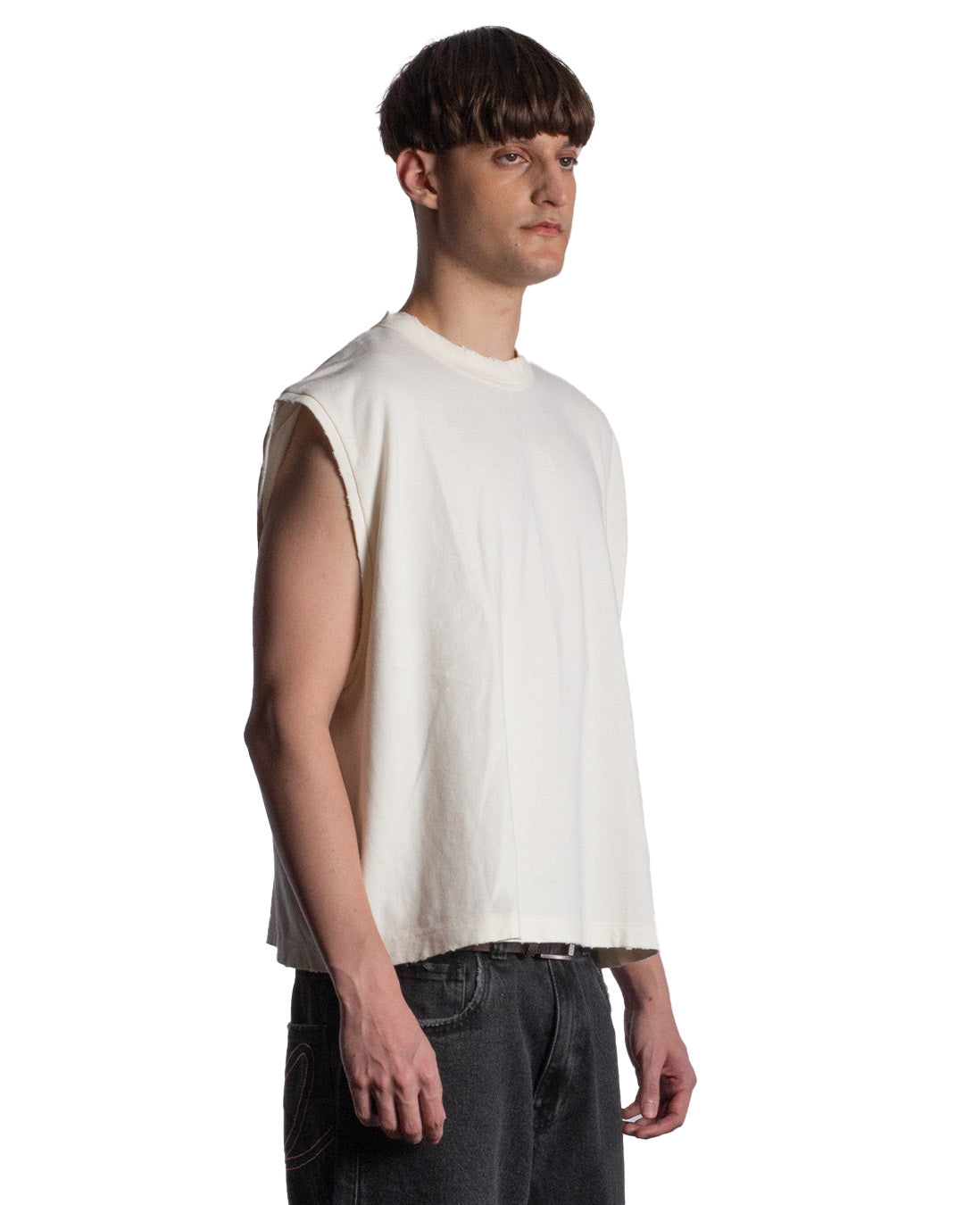 Off-White Boxy Tank Top