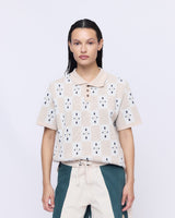 Off-White Tiles Tricot Polo Shirt