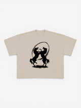 Off-White 'BLK Horses' Boxy Tee