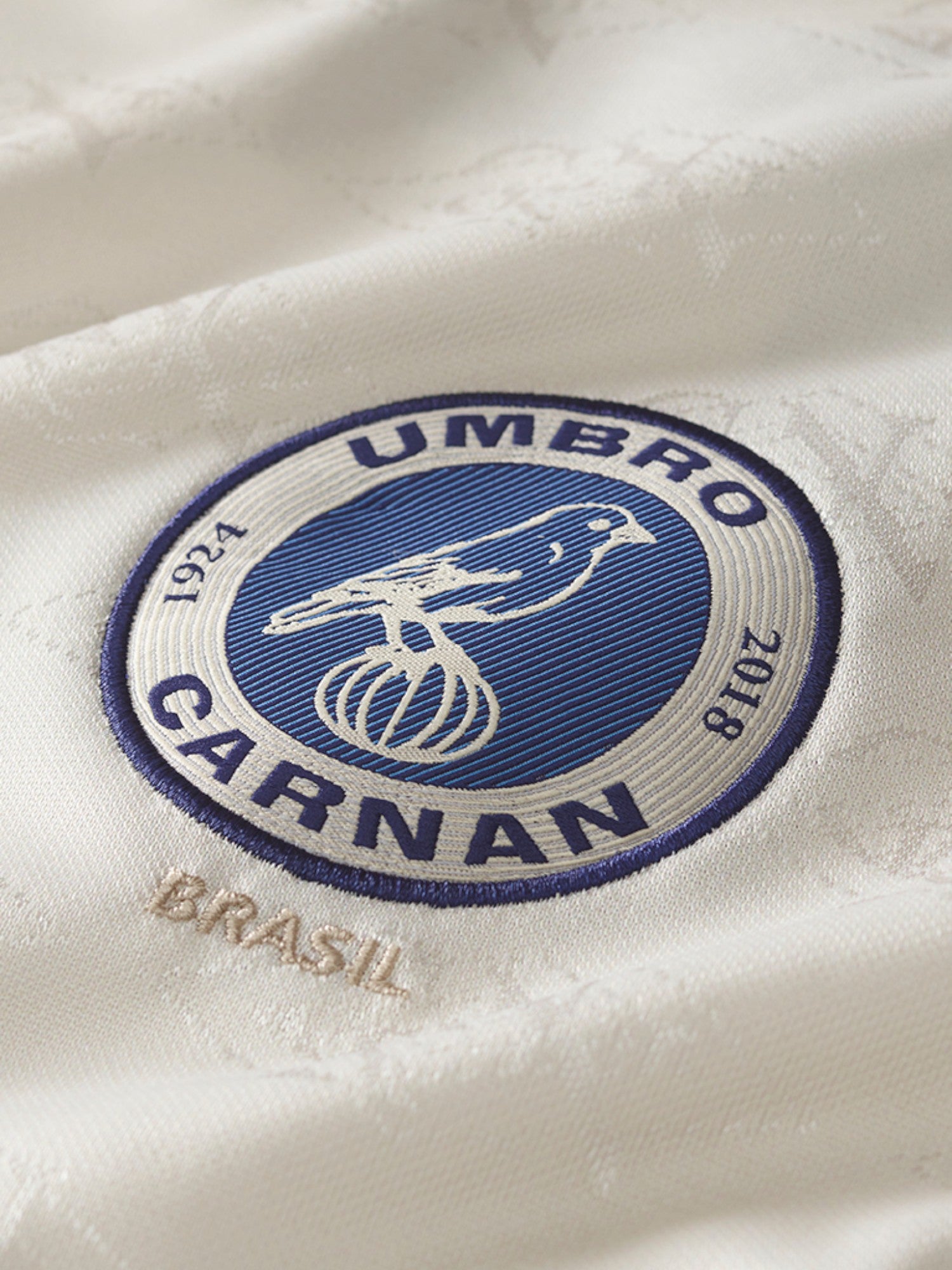 Off-White & Blue 'Away' Longsleeve Jersey X UMBRO