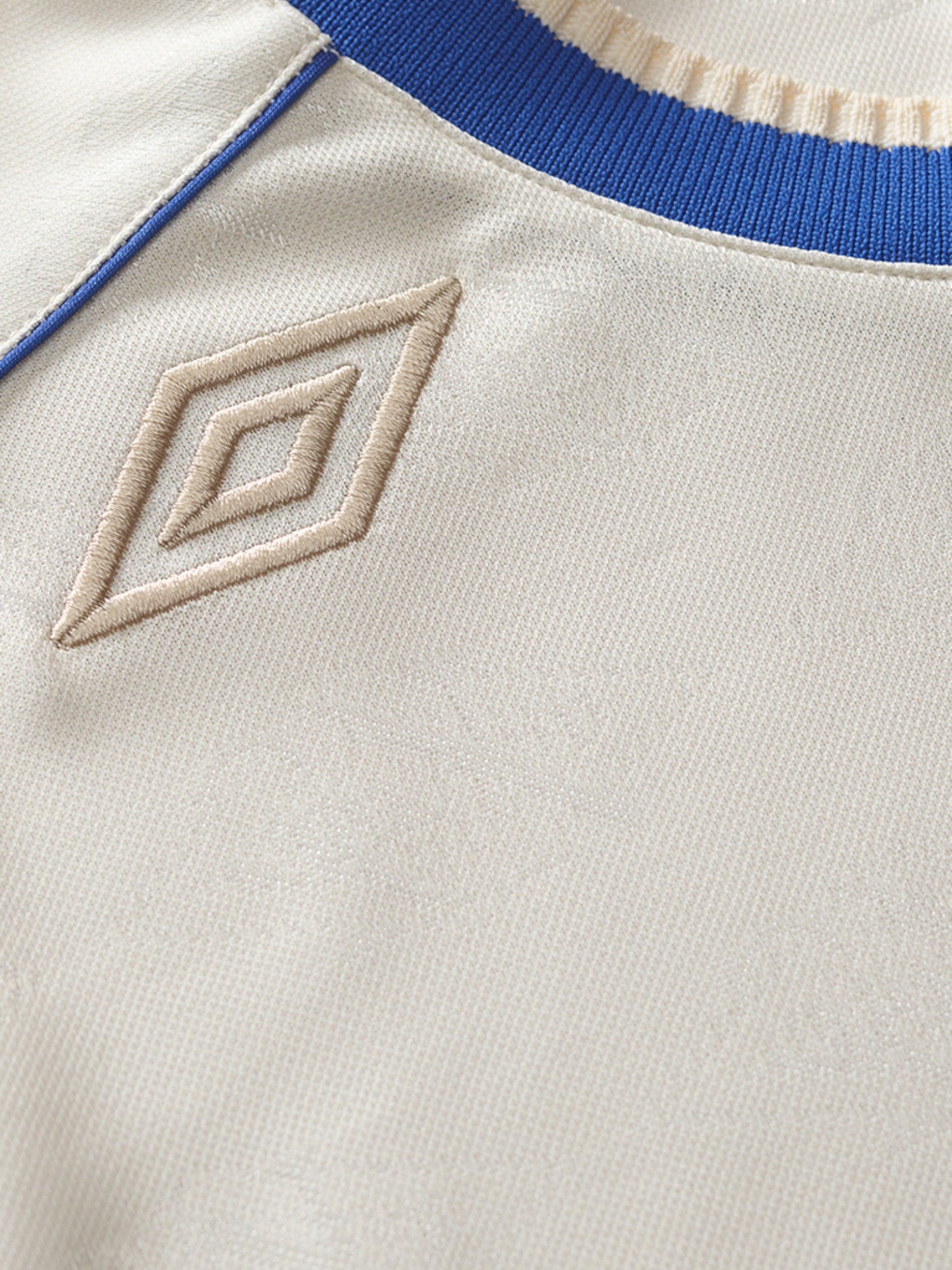 Off-White & Blue 'Away' Longsleeve Jersey X UMBRO