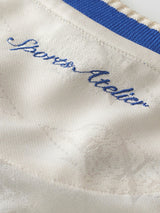 Off-White & Blue 'Away' Longsleeve Jersey X UMBRO