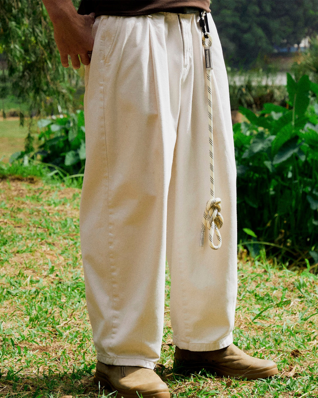 Off-White 'Double Pleated' Ballon Pants