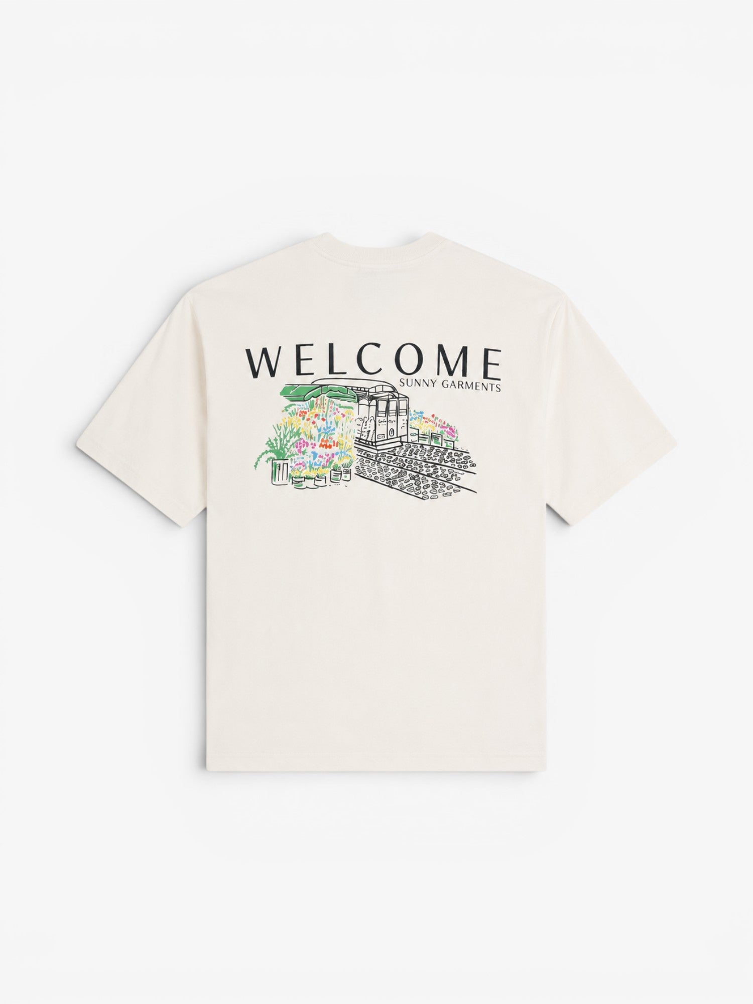 Off-White 'Flower Shop' Boxy Tee