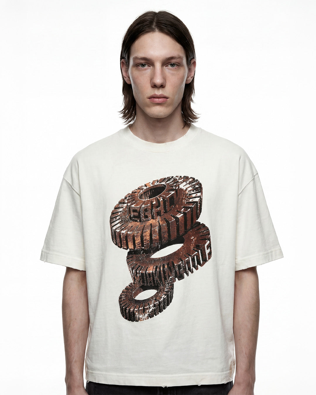 Off-White 'Gears' Boxy Tee X EGHO STUDIOS